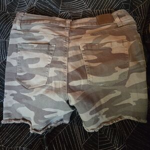 Maurices Green Camo Shorts